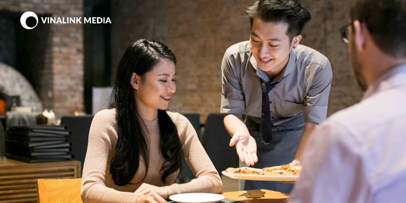 Process – Quy trình phục vụ của Pizza 4P’s